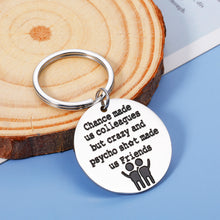 Load image into Gallery viewer, Coworker Leaving Gifts for Women Men Funny Goodbye Keychain for Colleague Workmate Retirement Farewell Going Away Present Employee Boss Day Leaving Away Goodbye Christmas Gifts for Him Her
