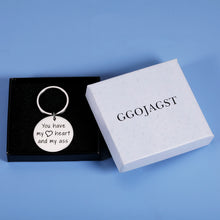 Load image into Gallery viewer, Funny Keychain Gifts for Men Valentines Day Gifts for Him Her Husband Boyfriend Couples Gifts for Anniversary Birthday Wedding Gift for Groom Fiance You Have My Heart Present Him Her Girlfriend Wife
