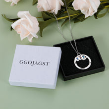 Load image into Gallery viewer, GGOJAGST Gift for Her Personalized Birthstone Necklace Mothers Day Jewelry Initial Necklace for Women Birthstone Gift Grandma Necklace