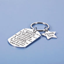 Load image into Gallery viewer, Boss Day Gifts for Women Men Appreciation Keychain Gifts for Bosses Mentor Leader Supervisor Office Leaving Birthday Christmas Going Away Thank You Retirement Gifts for Boss Lady Coworker Friend