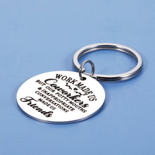 Load image into Gallery viewer, Coworker Gifts for Women Men Boss Coworkers Christmas Funny Keychain for Workmates Leaving Going Away Birthday Office Party Appreciation Gift Farewell Retirement Presents for Colleague Him Her