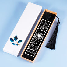Load image into Gallery viewer, Bookmarks for Women Tarot Bookmark with Tassels for Book Lovers Best Friends Daughter Christmas Birthday Gifts for Bookish Kids Teenage Girls Mom Female Stocking Stuffers Book Club Gift Bookmarker