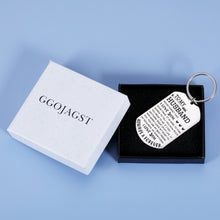 Load image into Gallery viewer, Husband Fathers Day Anniversary Keychain Gifts from Wife Valentines Day I Love You Birthday Gifts for My Soulmate Hubby Him Wedding Day Engagement Christmas Gifts for Fiance Groom Boyfriend