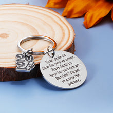 Load image into Gallery viewer, Inspirational Birthday Graduation Gifts Class 2021 Senior Students Keychain for Him Her Masters Nurse Students from College Medical High School Women Men Christmas Gifts to Daughter Son from Dad Mom