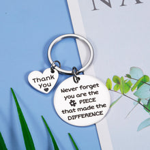 Load image into Gallery viewer, Boss Day Gifts for Women Men Boss Keychain for Colleague Workmate Retirement Farewell Going Away Inspirational Present for Coworker Employee Leaving Work Office Birthday Christmas Gifts for Him Her