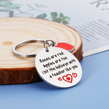 Load image into Gallery viewer, Teacher Appreciation Gifts for Women Men Inspirational Keychain for Teacher from Students 2022 Graduation Gifts Thank You Gifts for Her Him