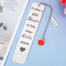 Load image into Gallery viewer, Teacher Appreciation Gifts for Women Men Bookmark with Chain 2022 Graduation Gifts for Teacher Birthday Christmas Valentine Day Present Back to School End of Year from Student