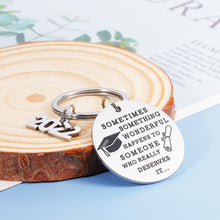 Load image into Gallery viewer, Inspirational Keychain Back to School Gift for Son Daughter from Mom Dad Graduation Gift for Him Her Class of 2022 Gifts for Senior High School College Medical Student Grad Gift for Boy Girl Women Men