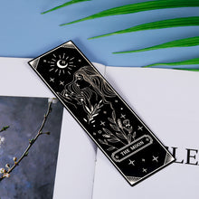 Load image into Gallery viewer, Tarot the Moon Bookmark Book Lovers Birthday Gifts for Women Men Bookmarks for Friend Bookish Female Christmas Gifts for Kids Teenage Girls Mom Daughter Her Stocking Stuffers Book Club Gift Bookmarker