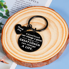 Load image into Gallery viewer, Soccer Coach Gifts Appreciation Keychain Gifts for Football Basketball Baseball Softball Volleyball Coach Men Women Christmas Birthday Retirement Gift for Coach Teacher Stocking Stuffer