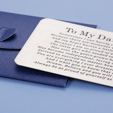 Load image into Gallery viewer, Daughter Gift Wallet Card from Mom Dad, Daughter Wedding Card Gifts from Mother Father College Graduation Birthday Christmas Mother's Day Valentine's Day Gifts for Daughter