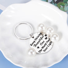 Load image into Gallery viewer, Inspirational Friendship Keychain Gifts for Women Friends Teen Girls Birthday Spiritual Gifts for Daughter Sister Coworker Encouragement Get Well Soon Cancer Graduation Christmas Gifts for Women Her