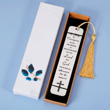 Load image into Gallery viewer, Christian Gifts for Women Men Inspirational Religious Bible Verse Bookmark Gift for Women Book Lovers Friends Be Strong and Courageous Christmas Birthday Confirmation Gifts for Boys Girls Color Random