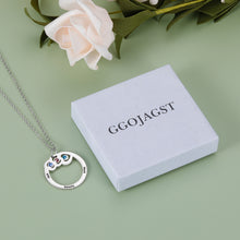 Load image into Gallery viewer, GGOJAGST Gift for Her Personalized Birthstone Necklace Mothers Day Jewelry Initial Necklace for Women Birthstone Gift Grandma Necklace