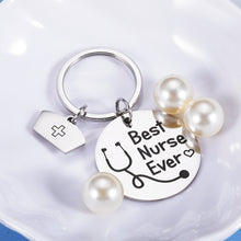 Load image into Gallery viewer, Inspirational Nurse Gift for Women Nurse Appreciation Keychain Gifts for RN Nurses Practitioner Pendant Thank You Charm for Nursing School Student Graduation Birthday Christmas Nurse’s Day Gift Female