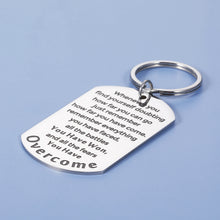 Load image into Gallery viewer, Recovery Gifts for Women Men After Surgery Addiction Inspirational Keychain Gifts for Cancer Survivor Warrior Fighter Sympathy Gift Stay Strong Gift Sobriety Gift for alcoholics AA Gift Stress Relief