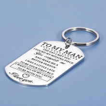 Load image into Gallery viewer, Birthday Keychain Gifts for Boyfriend Valentines Day Anniversary Romantic Gifts for Him Husband from Girlfriend Wife Couples Fiance Groom Wedding Engagement Gifts Key Chain I Love You Present