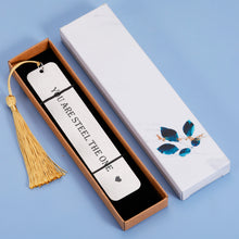 Load image into Gallery viewer, 11 Year Anniversary Bookmark Gifts for Her Him Steel Anniversary Gifts for Husband Wife Men Couple Funny 11th Anniversary Gifts from Wifey Hubby Boyfriend Girlfriend Birthday Christmas Gifts