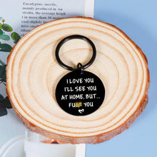 Load image into Gallery viewer, Funny Gifts for Husband Yellowstone Keychain Gifts from Wife Valentines Day Gifts for Him Men Boyfriend Birthday Anniversary Christmas for Hubby Fiance Couple I Love You