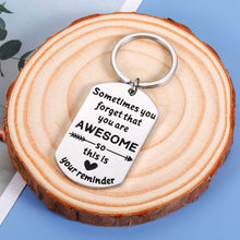 Load image into Gallery viewer, Inspirational Birthday Christmas Gifts for Women Men Funny Keychain for Friend BFF Teens Student Thank You Gifts for Coworker Boss Teacher Graduation Gift for Son Daughter from Mom Dad Thanksgiving