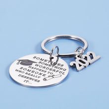Load image into Gallery viewer, Inspirational Keychain Back to School Gift for Son Daughter from Mom Dad Graduation Gift for Him Her Class of 2022 Gifts for Senior High School College Medical Student Grad Gift for Boy Girl Women Men
