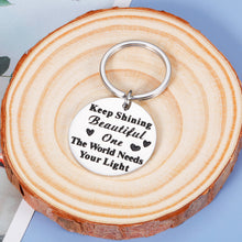 Load image into Gallery viewer, Inspirational Friendship Keychain Gifts for Women Friends Teen Girls Birthday Spiritual Gifts for Daughter Sister Coworker Encouragement Get Well Soon Cancer Graduation Christmas Gifts for Women Her