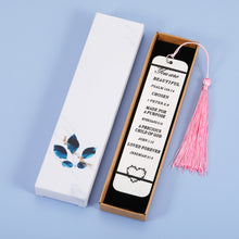 Load image into Gallery viewer, Inspirational Christian Gifts for women Bible Verse Bookmark with Tassel Book Lover Gifts for Women Birthday Christmas Bookmarks Gifts for Friends Girl Sister Female Bookworms Book Club Religious Gift