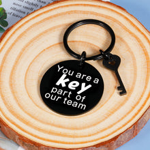 Load image into Gallery viewer, Gifts for Coworkers Employee Appreciation Christmas Keychain Office Gifts for Colleague Team Player Leaving Going Away Thank you Farewell Goodbye Retirement Gifts for Coworker Friends Holiday Boss Day