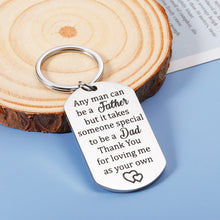 Load image into Gallery viewer, Gifts for Stepdad from Daughter Son Stepfathers Bonus Dad Keychain Gifts for Christmas Father's Day from Step Son Step Daughter Kids Birthday Wedding Present for Best Step Dad Father in Law