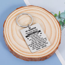 Load image into Gallery viewer, to My Daughter Keychain Gift from Mom Inspirational Gifts for Teen Girl Women Birthday Valentines Day Mother's Day Graduation Gift to Daughter from Mother in Law Step Daughter Wedding Christmas Gifts