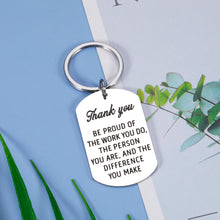 Load image into Gallery viewer, Boss Day Gifts for Women Men Boss Coworker Appreciation Keychain for Leaders Boss Lady Retirement Keepsakes for Mentor Supervisor Farewell Christmas Birthday Farewell Thank You Present for Him Her