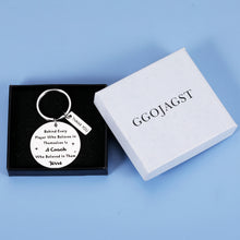 Load image into Gallery viewer, Coach Thank You Basketball Coach Gift Appreciation Keychain for Hockey Baseball Soccer Coach Teacher Celebration Match Cheer Keyring for Softball Swimming Coach Going Away Retirement Christmas