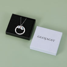 Load image into Gallery viewer, GGOJAGST Gift for Her Personalized Birthstone Necklace Mothers Day Jewelry Initial Necklace for Women Birthstone Gift Grandma Necklace