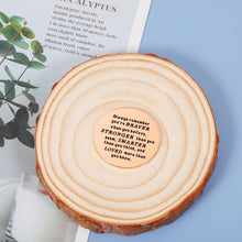 Load image into Gallery viewer, Pocket Hug Token Keepsake for Friends Family You are Braver Than You Believe Isolation Lockdown Social Distancing Love Gift Miss You Note Double-Sided Inspirational Gifts for Daughter Son Boys Girls