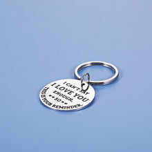 Load image into Gallery viewer, Funny Anniversary Birthday Keychain Gifts for Husband Fiance Groom Boyfriend I Love You Gifts for Him Her Wife Girlfriend Christmas Valentines Day Wedding Gifts for Fiancee Bride Engagement Present