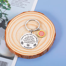 Load image into Gallery viewer, Sunflower Keychain Gifts for Women Her Best Friend Daughter Inspirational Spiritual Charm Key Chain Birthday Christmas Graduation Floral Gifts for Sister Teen Girls Sunflower Jewelry Accessories