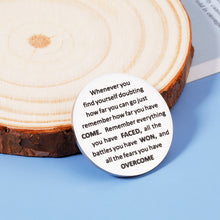 Load image into Gallery viewer, Inspirational Gifts for Women Men Little Pocket Hug Recovery Gifts Motivational Keychain from Depression Surgery Suicide Addiction Alcoholics Sobriety Presents for Cancer Survivor Warrior Fighter