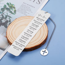 Load image into Gallery viewer, Inspirational Religious Bookmarks for Women, Christian Bible Verse Bookmark for Girls Daughter Book Lovers Birthday Christmas Bookmarks Gift for Friend Female Bookworm Church Bulk Gift