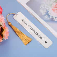 Load image into Gallery viewer, 11 Year Anniversary Bookmark Gifts for Her Him Steel Anniversary Gifts for Husband Wife Men Couple Funny 11th Anniversary Gifts from Wifey Hubby Boyfriend Girlfriend Birthday Christmas Gifts