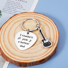 Load image into Gallery viewer, Dad Guitar Picks Gifts Fathers Day Gift for Dad from Daughter Son Funny Birthday Christmas Retirement Anniversary Gif for Men Him Daddy Bonus Step Dad New Dad to Be