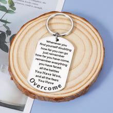 Load image into Gallery viewer, Recovery Gifts for Women Men After Surgery Addiction Inspirational Keychain Gifts for Cancer Survivor Warrior Fighter Sympathy Gift Stay Strong Gift Sobriety Gift for alcoholics AA Gift Stress Relief
