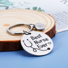 Load image into Gallery viewer, Inspirational Nurse Gift for Women Nurse Appreciation Keychain Gifts for RN Nurses Practitioner Pendant Thank You Charm for Nursing School Student Graduation Birthday Christmas Nurse’s Day Gift Female
