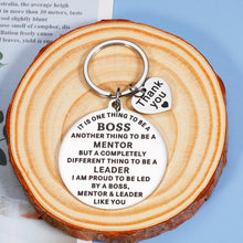 Load image into Gallery viewer, Boss Day Gifts for Women Men Boss keychain for Coworker Leader Supervisor Retirement Leaving Away Present for Office Colleagues Christmas Birthday Farewell New Years Goodbye Keepsake to Mentor