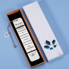 Load image into Gallery viewer, Boss Gifts for Women Men Leaders Bookmark for Employee Coworker Mentor Retirement Going Away Promotion for Colleague Mentor Staff Boss Day Thanksgiving Christmas Birthday Thank You Gifts to Him Her