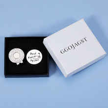 Load image into Gallery viewer, Golf Ball Markers Fathers Day Dad Gifts from Daughter Father Gifts Golf Ball Markers with Hat Clips Value Sets for Men Women Golfer, Removable Attaches Easily to Golf Cap Premium Gifts Silver