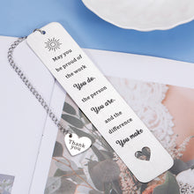 Load image into Gallery viewer, Inspirational Christian Gifts for Women Bible Verse with Chain Bookmark for Girls Daughter Book Lovers Birthday Christmas Stocking Stuffer for Female Friend Sister Baptism Religious Church Bulk Gifts