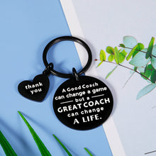 Load image into Gallery viewer, Soccer Coach Gifts Appreciation Keychain Gifts for Football Basketball Baseball Softball Volleyball Coach Men Women Christmas Birthday Retirement Gift for Coach Teacher Stocking Stuffer