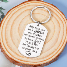 Load image into Gallery viewer, Gifts for Stepdad from Daughter Son Stepfathers Bonus Dad Keychain Gifts for Christmas Father's Day from Step Son Step Daughter Kids Birthday Wedding Present for Best Step Dad Father in Law