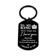 Load image into Gallery viewer, I Love You Gifts for Him Birthday Keychain Gifts for Boyfriend Anniversary Valentines Day Christmas Father's Day Gifts for Husband Boyfriend Him Men Fiance Engagement Wedding Gifts Key Ring Jewelry