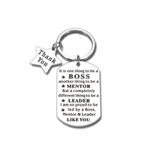 Load image into Gallery viewer, Boss Day Gifts for Women Men Appreciation Keychain Gifts for Bosses Mentor Leader Supervisor Office Leaving Birthday Christmas Going Away Thank You Retirement Gifts for Boss Lady Coworker Friend